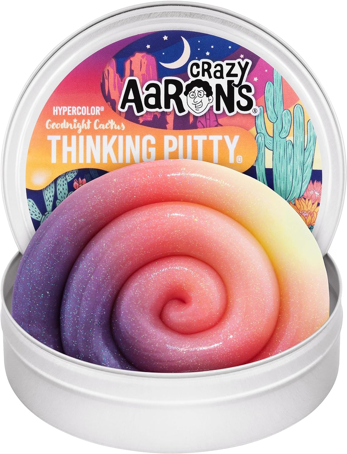 Crazy Aaron's Goodnight Cactus Thinking Putty