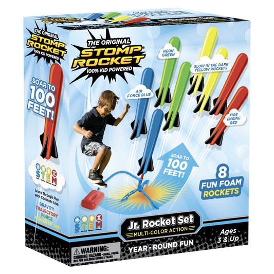 The Original Stomp Rocket Jr. Rocket Set Multi-Color Action