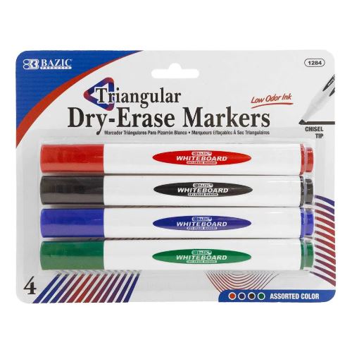 Triangular Dry Triangular Dry-Erase Markers – School Crossing & Toy Station