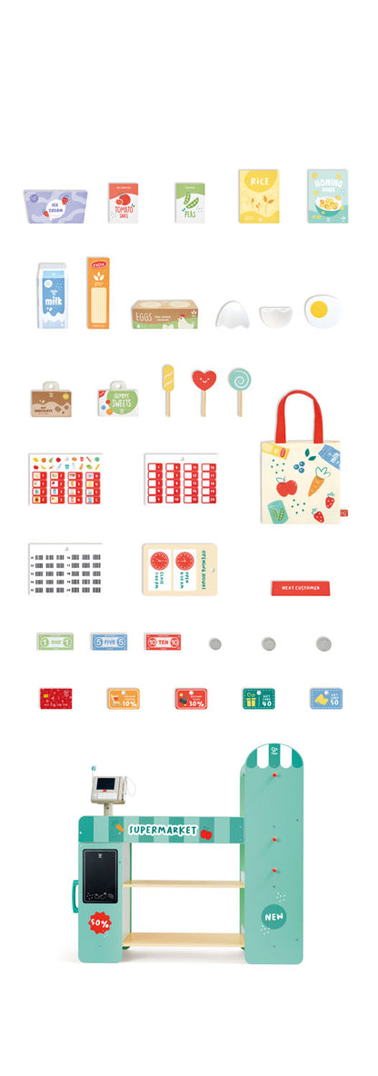 Hape Smart & Wooden Supermarket