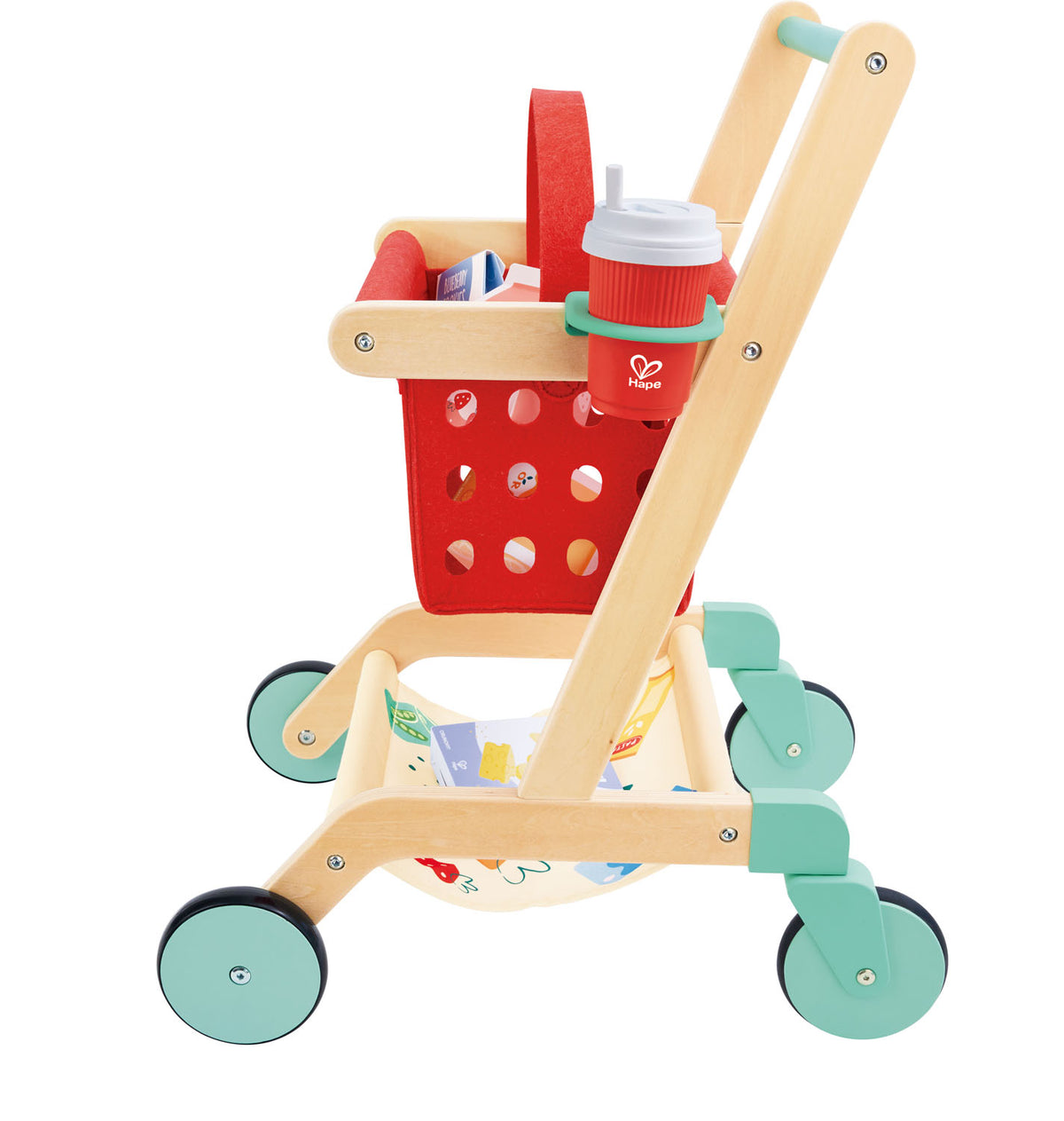 Hape Little Shopper's Cart & Basket