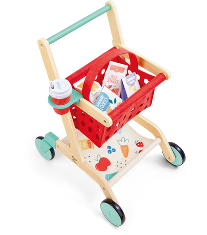 Hape Little Shopper's Cart & Basket