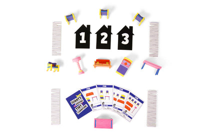 Giants Moving Tiny Furniture Party Game