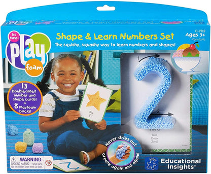 Playfoam Shape & Learn Numbers Set