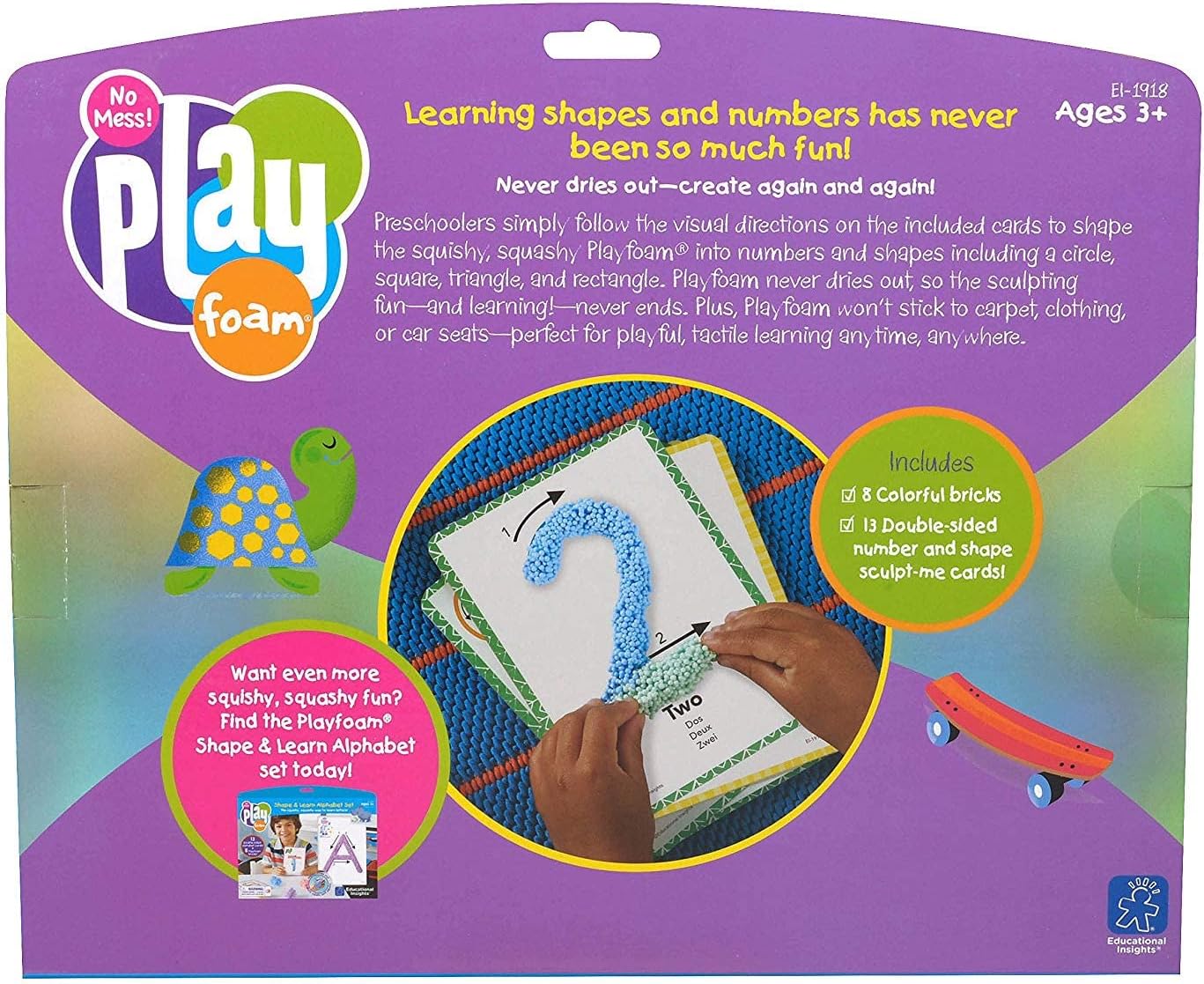 Playfoam Shape & Learn Numbers Set