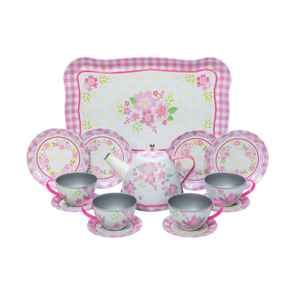 Fancy Tea 15 Piece Tin Tea Set