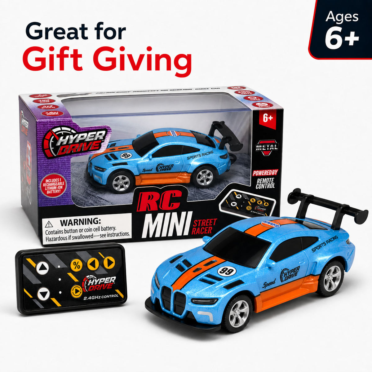 Hyper Drive Mini RC Race Car
