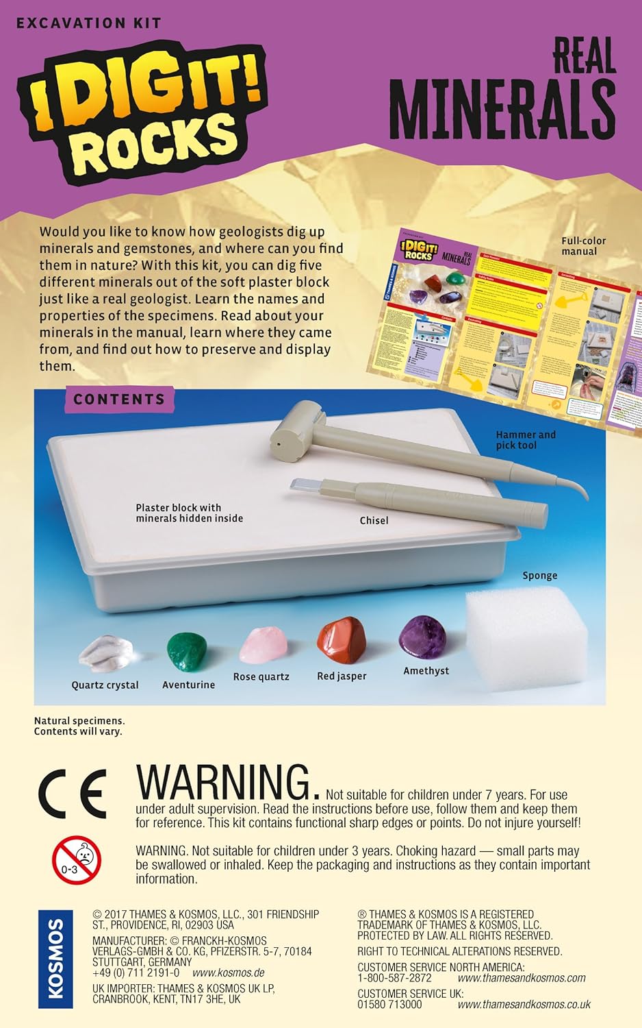 I Dig It!  Rocks  Real Minerals by Thames & Kosmos