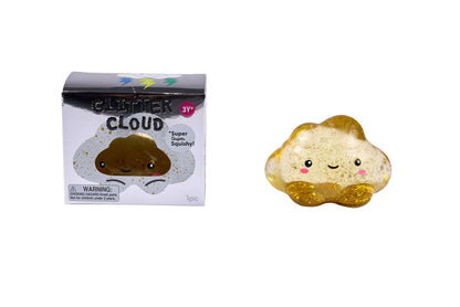 J'adore Glitter Cloud Squishy (Assorted Colors)
