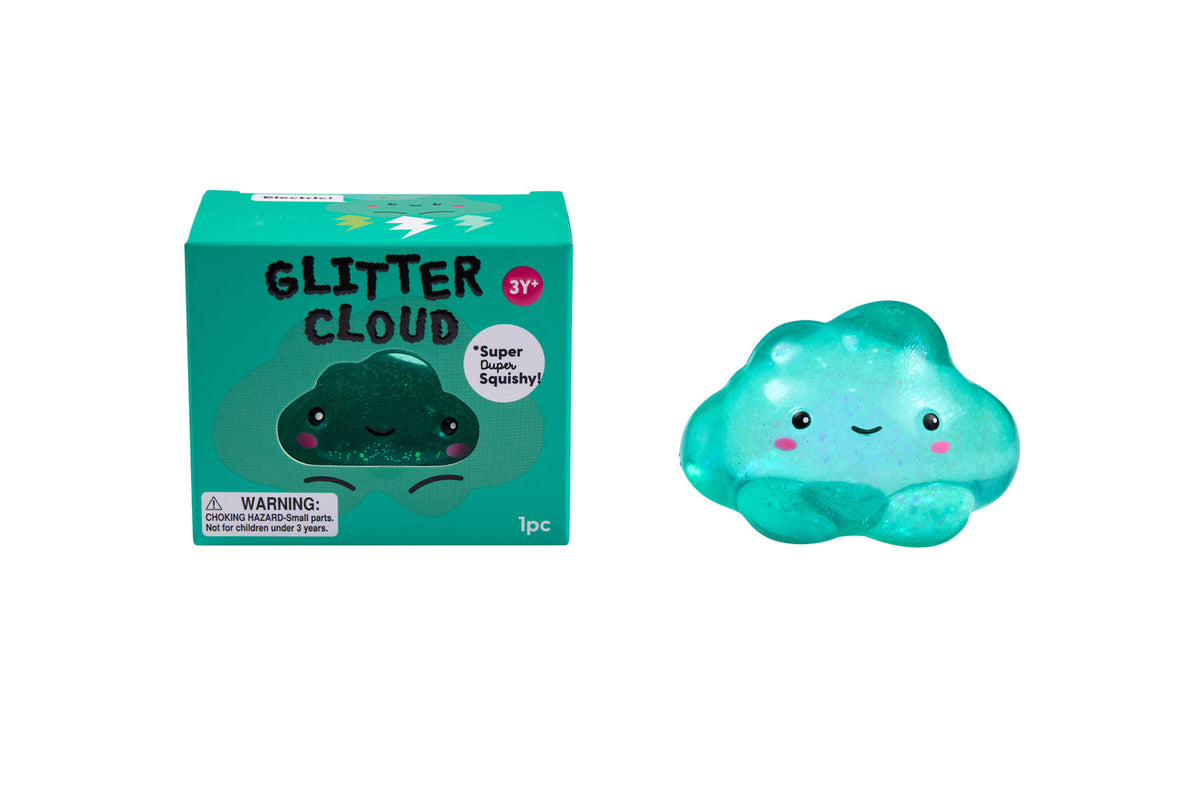 J'adore Glitter Cloud Squishy (Assorted Colors)