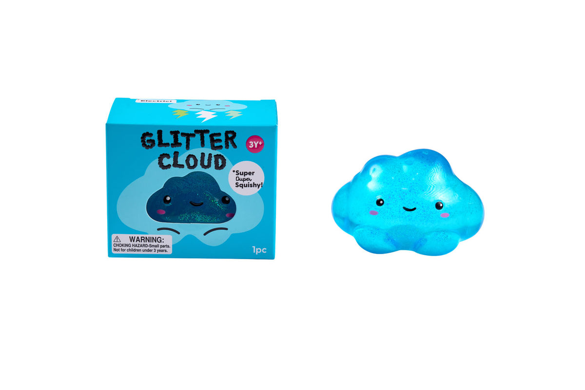 J'adore Glitter Cloud Squishy (Assorted Colors)