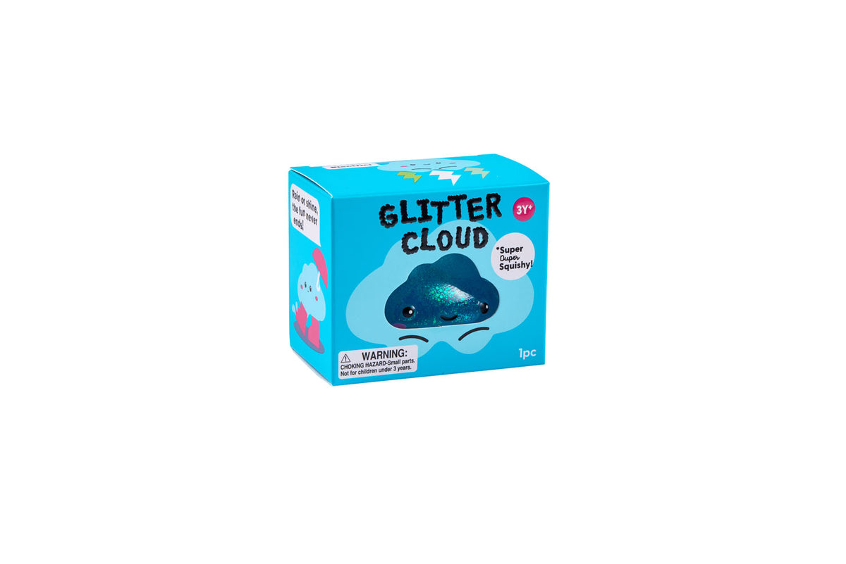 J'adore Glitter Cloud Squishy (Assorted Colors)