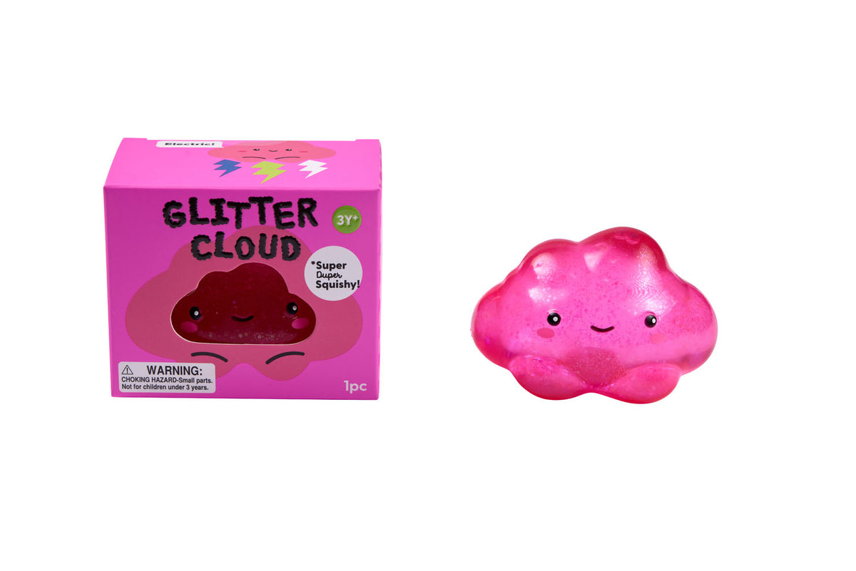J'adore Glitter Cloud Squishy (Assorted Colors)