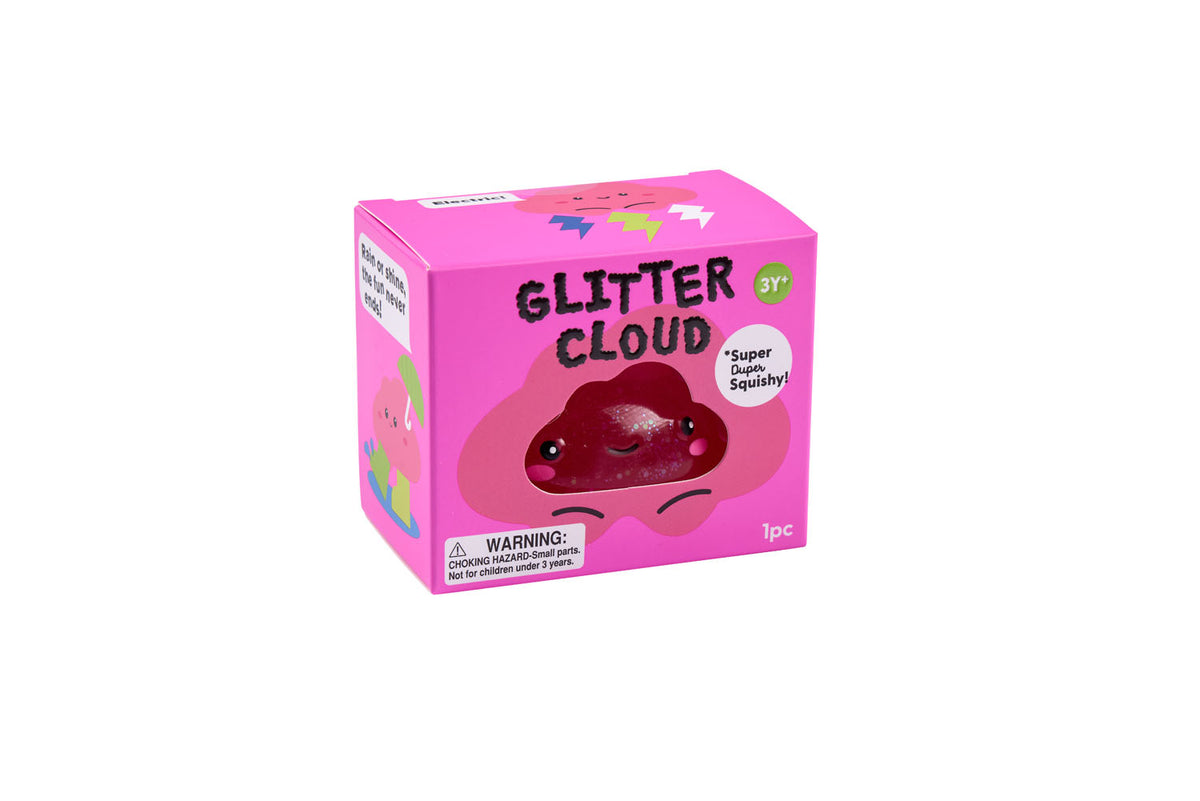 J'adore Glitter Cloud Squishy (Assorted Colors)