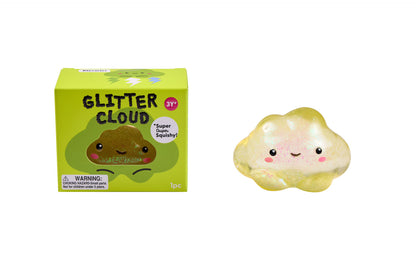J'adore Glitter Cloud Squishy (Assorted Colors)