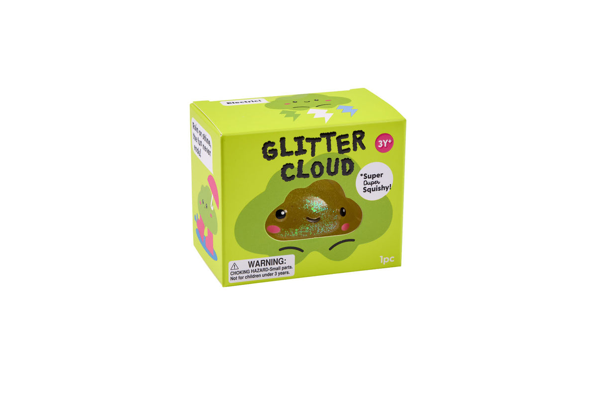 J'adore Glitter Cloud Squishy (Assorted Colors)