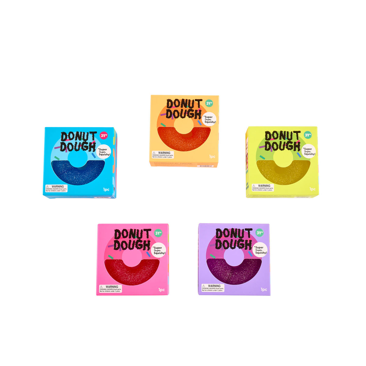 J'adore Donut Dough Squishy (Assorted Colors)