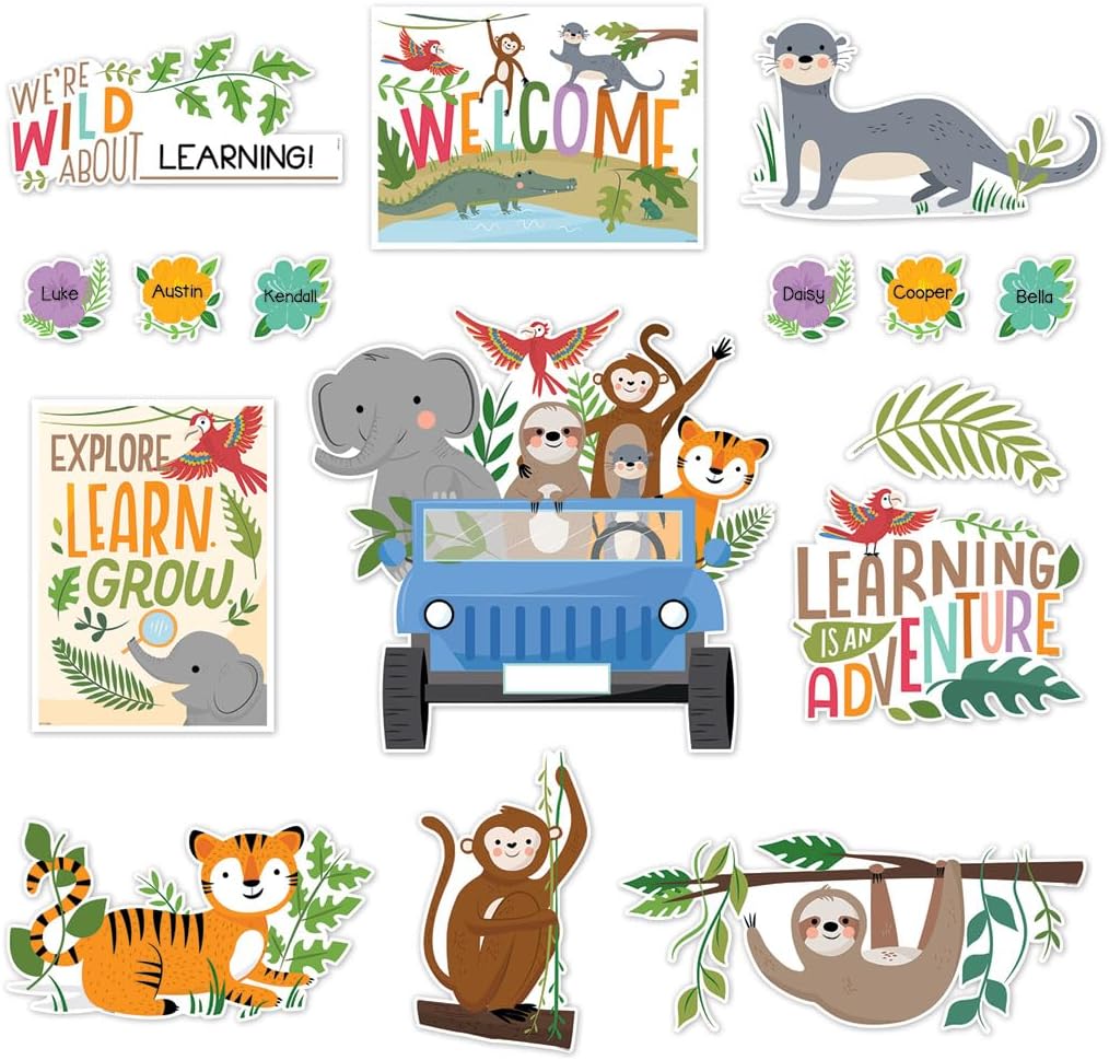 Jungle Friends Bulletin Board Set