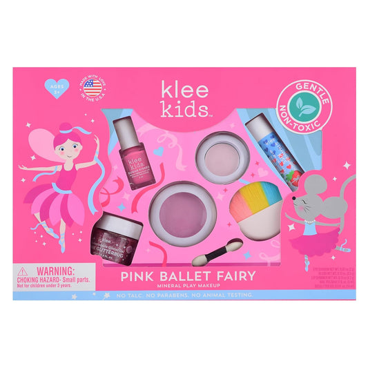 Klee Kids Pink Ballet Fairy Mineral Play Make-up Set