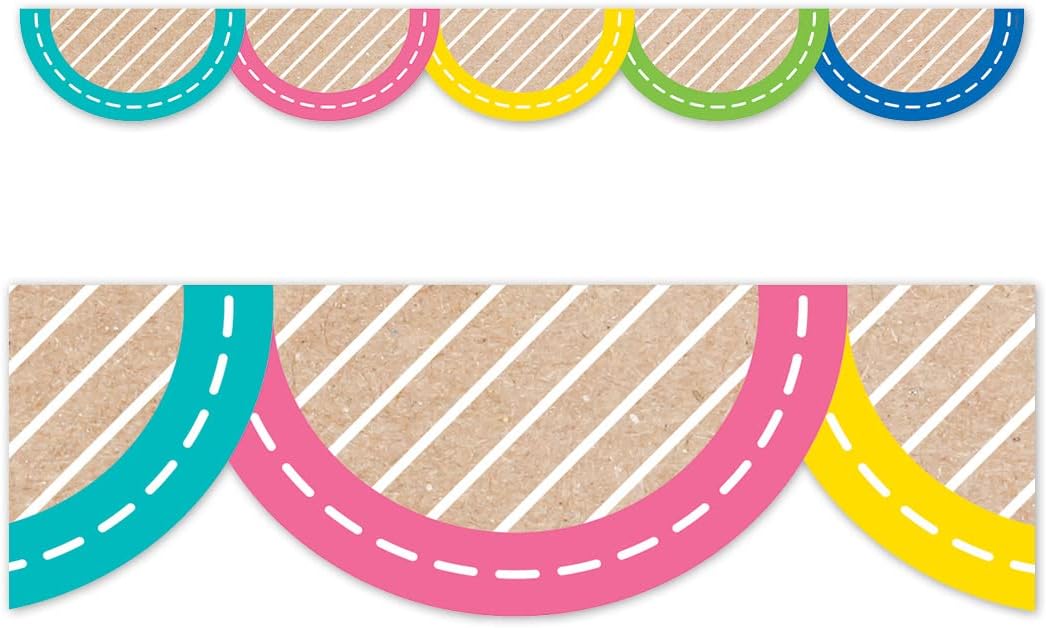 Kraft Colorful Jumbo Scallops Border