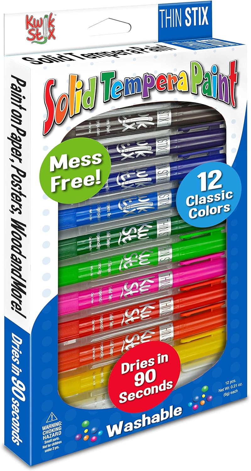 Kwik StixThin Stix 12 Colors