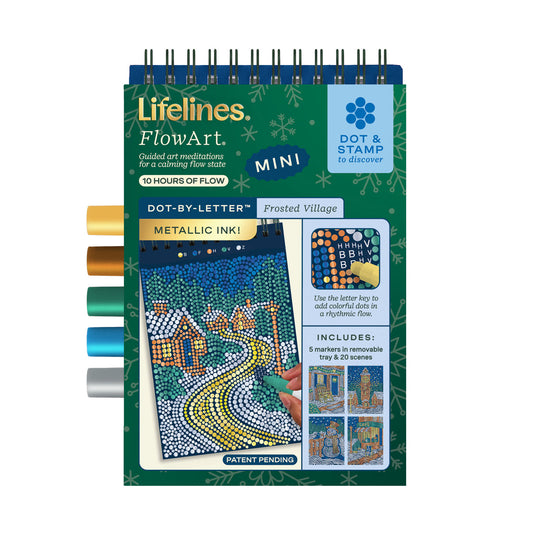 Lifelines FlowArt Mini Dot-By-Letter Metallic Ink - Winter Collection
