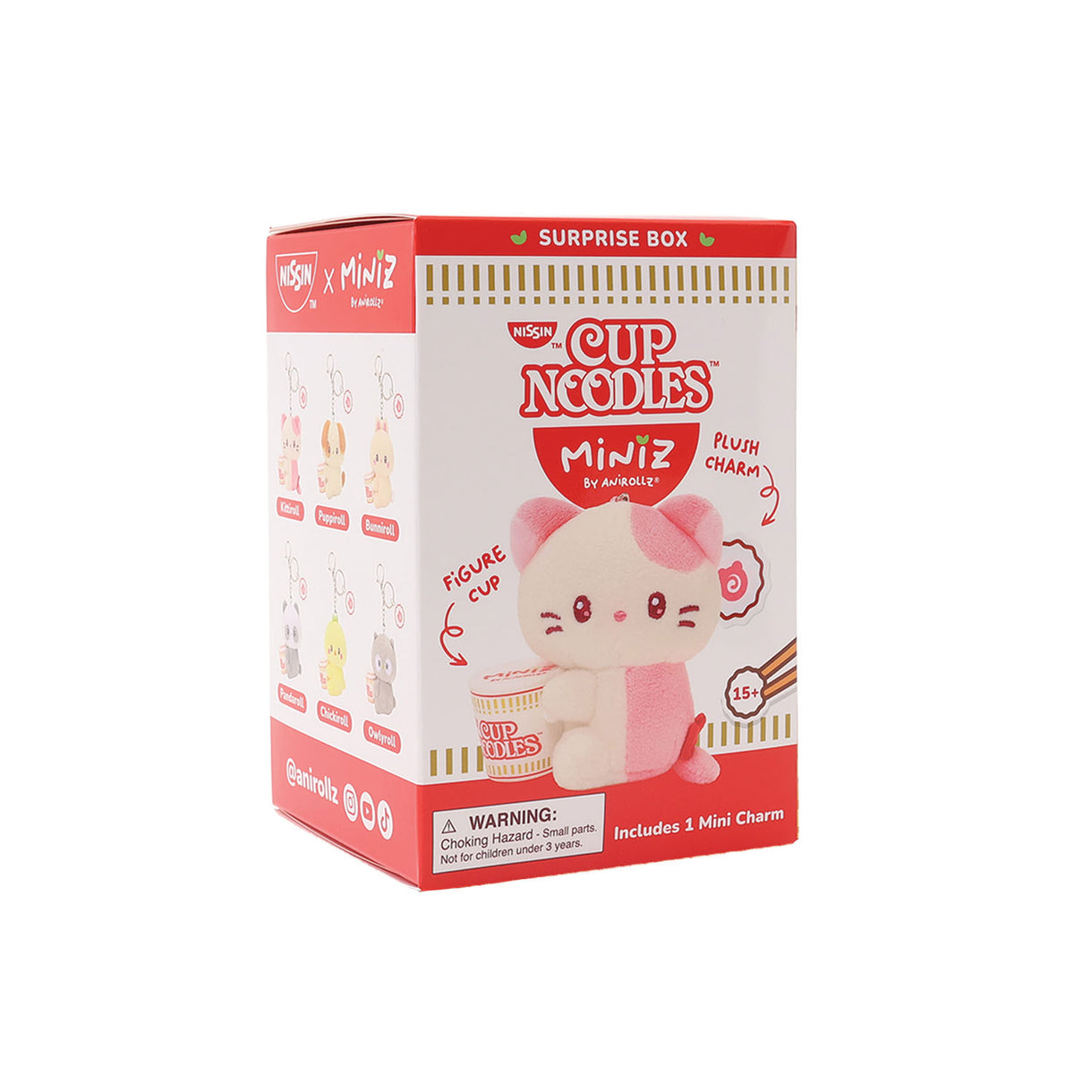 Nissin Cup Noodles Miniz by Anirollz Surprise Plush Box