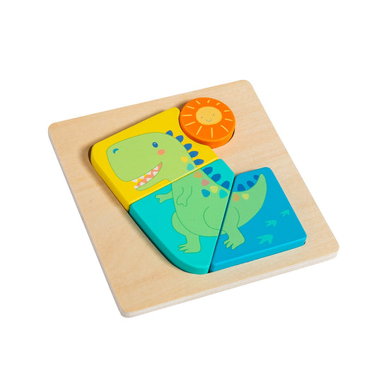 Mary Meyer Little Wood Dinosaur Puzzle