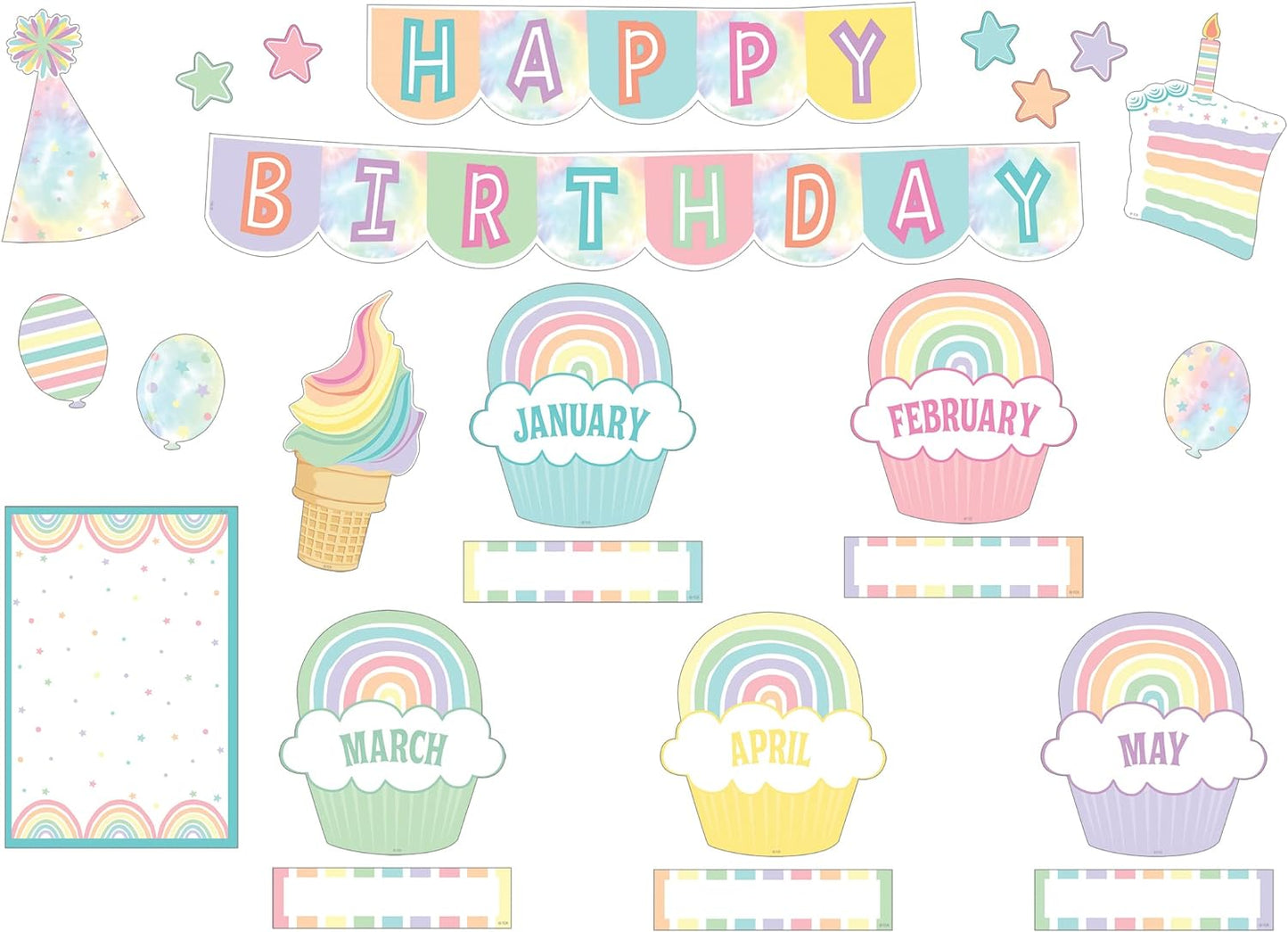 Pastel Pop Mini BBSet Happy Birthday