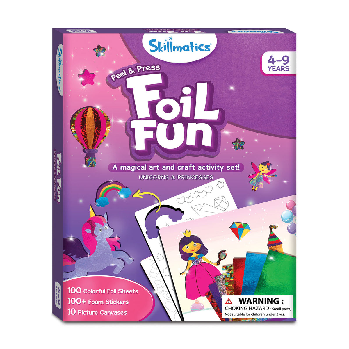 Peel & Press Foil Fun Art Kit - Unicorns & Princesses