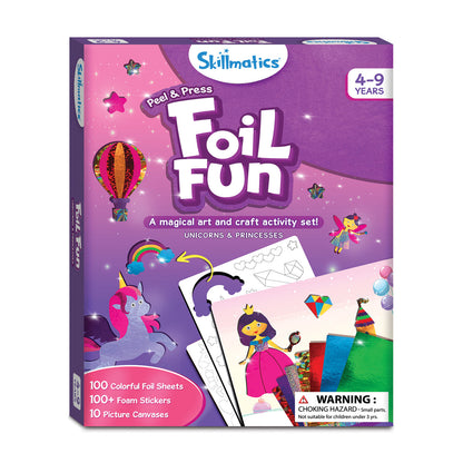 Peel & Press Foil Fun Art Kit - Unicorns & Princesses