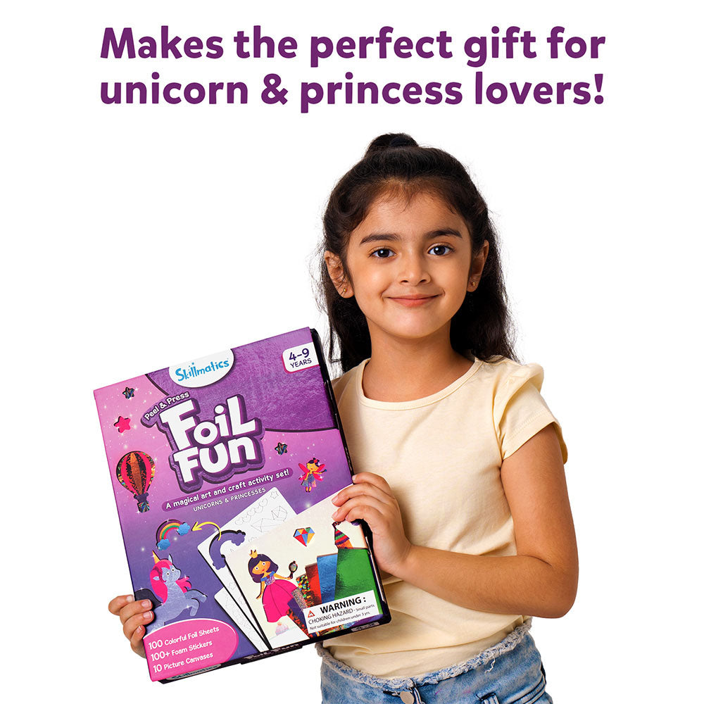 Peel & Press Foil Fun Art Kit - Unicorns & Princesses