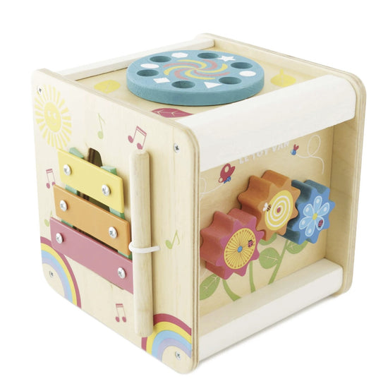 Activity Wooden Cube