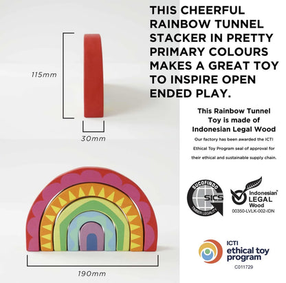 Rainbow Tunnel Toy