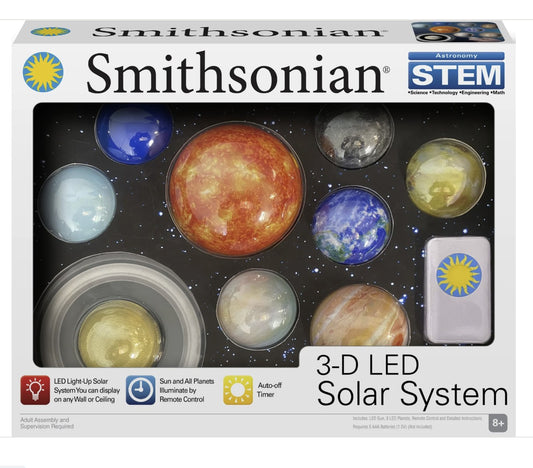 Smithsonian 3D LED Solar System