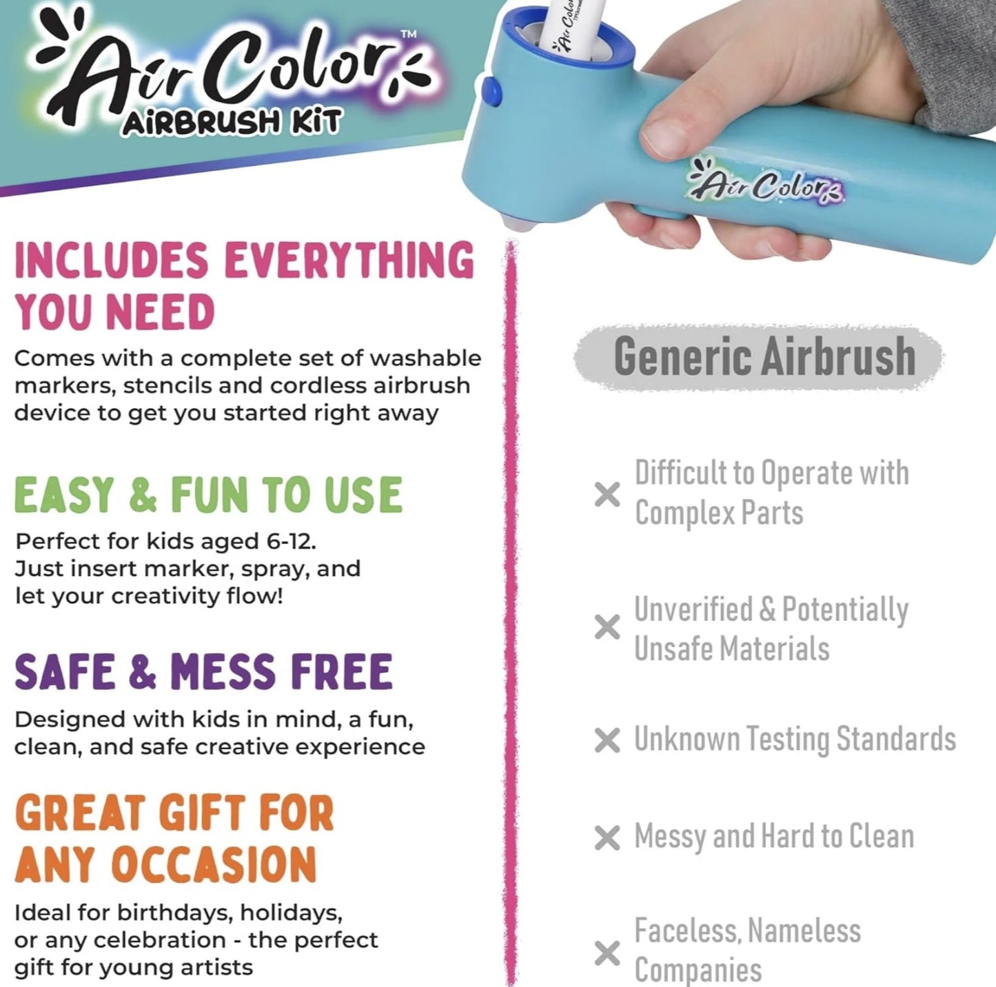 Air Color Airbrush Kit