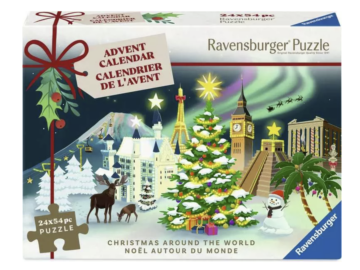 Jigsaw Puzzle Christmas Puzzle Advent Calendar - 54 Pieces Puzzle