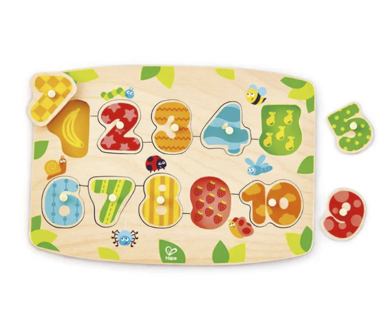 Hape Number Peg Puzzle
