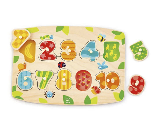 Hape Number Peg Puzzle