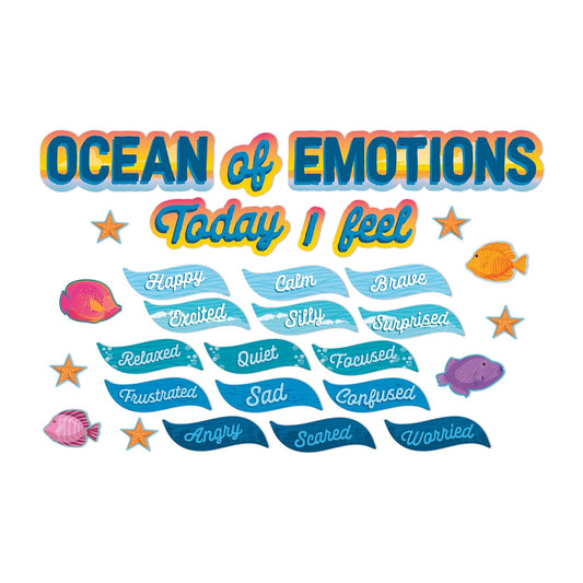 Seas the Day Mini Bulletin Board Set Ocean Motion