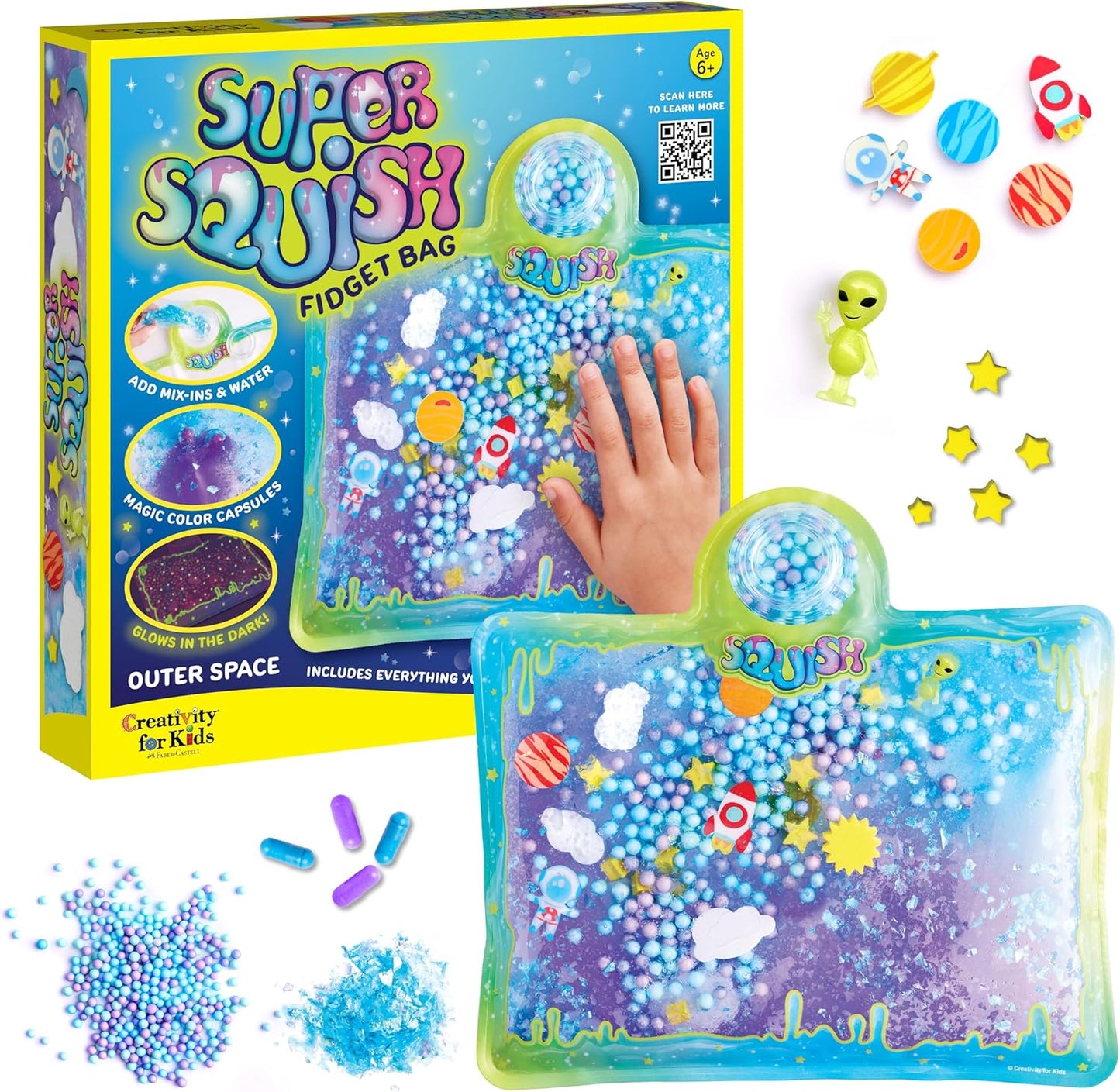 Super Squishy Fidget Bag Outer Space