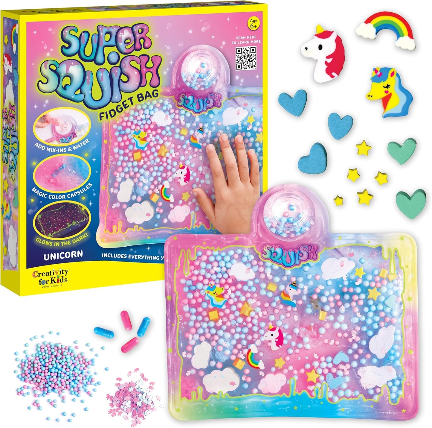 Super Squishy Fidget Bag Unicorn