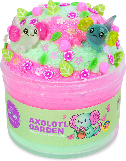 Axolotl Garden Cloud Twist Slime
