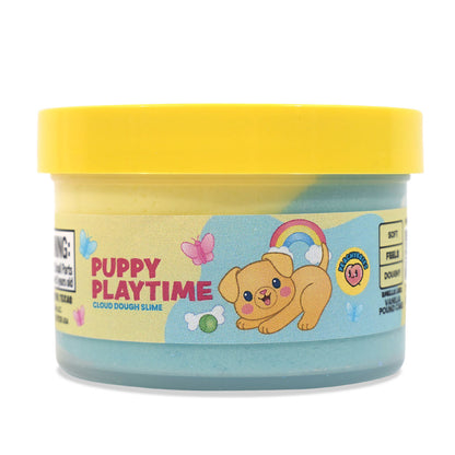 Peachybbies  Puppy Playtime Cloud Dough Slime
