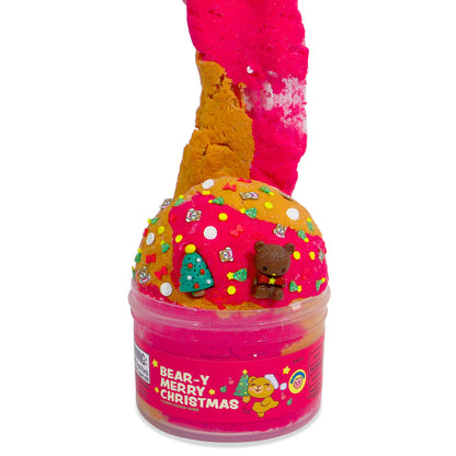Peachybbies Bear-y Merry Christmas Cloud Dough Slime