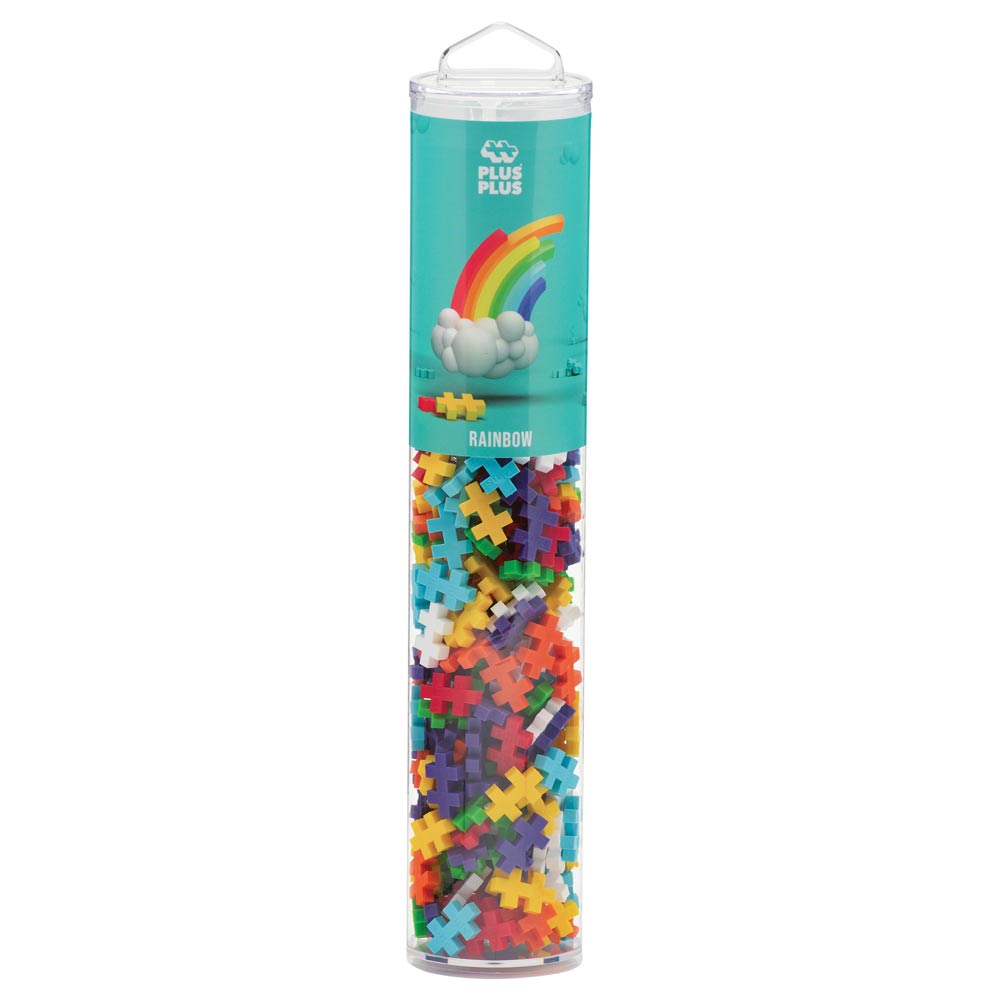 Plus-Plus Rainbow Mix Tube - 240 pcs