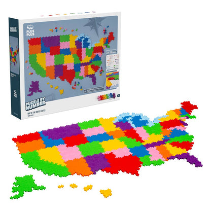 Puzzle by Number - Map of the United States