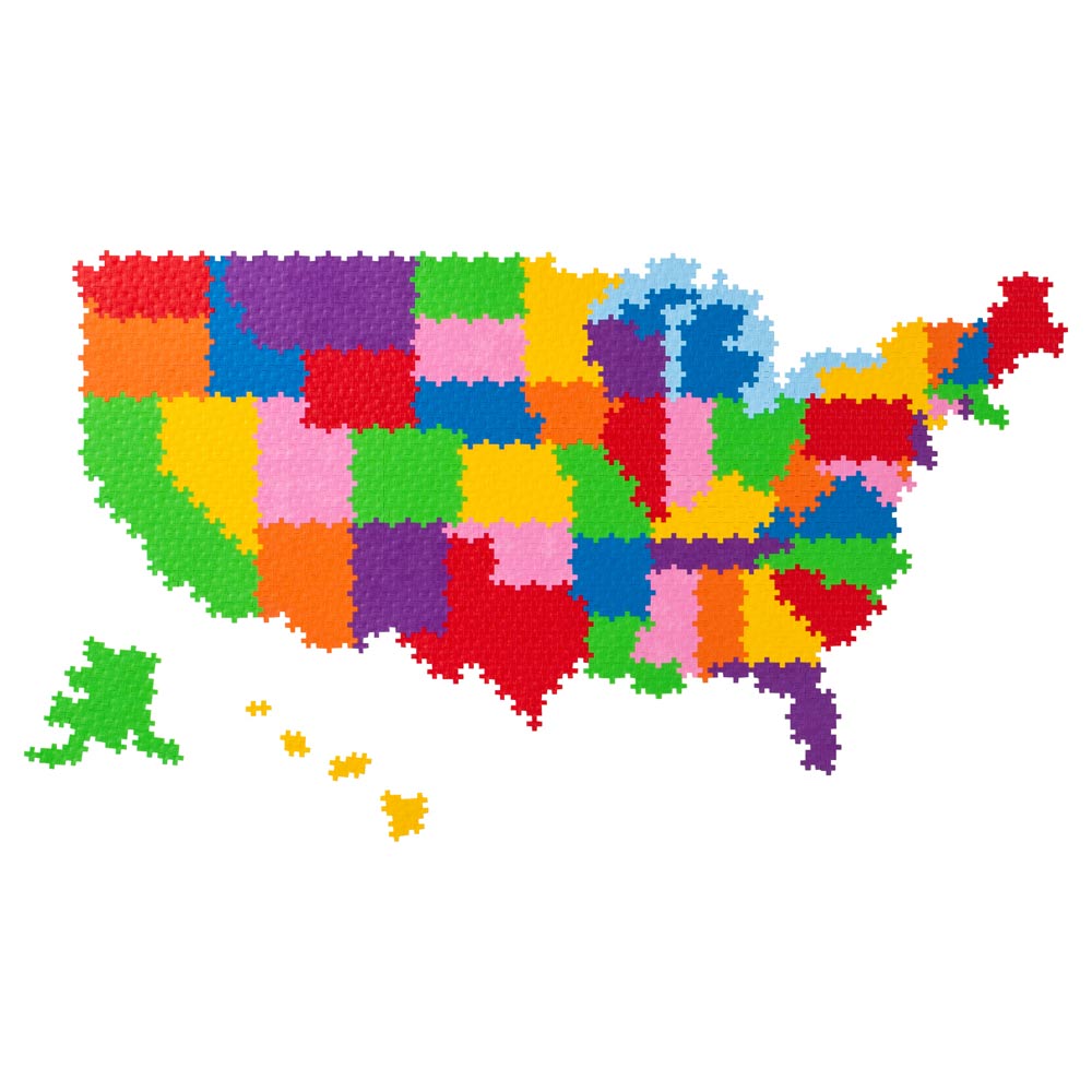 Puzzle by Number - Map of the United States