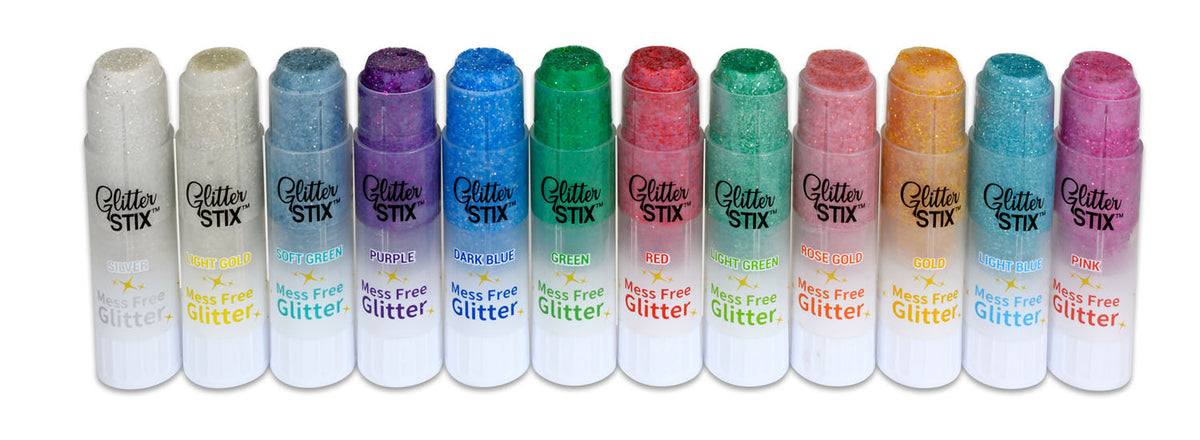 Glitter Stix Mess Free Glitter! 12 pc Set