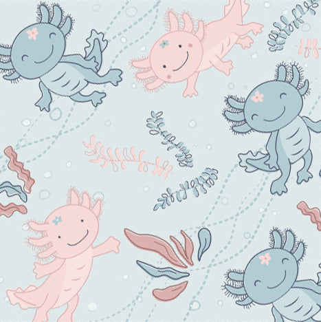 Mary Meyer Taggies Fizzy Axolotl Crinkle - Aqua
